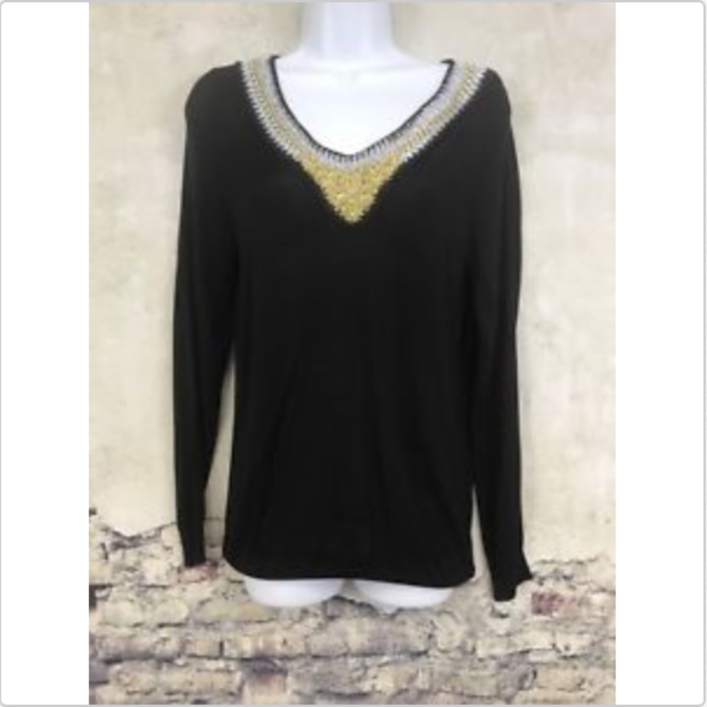 PECK & PECK Women Gold Silver Black Dazzle